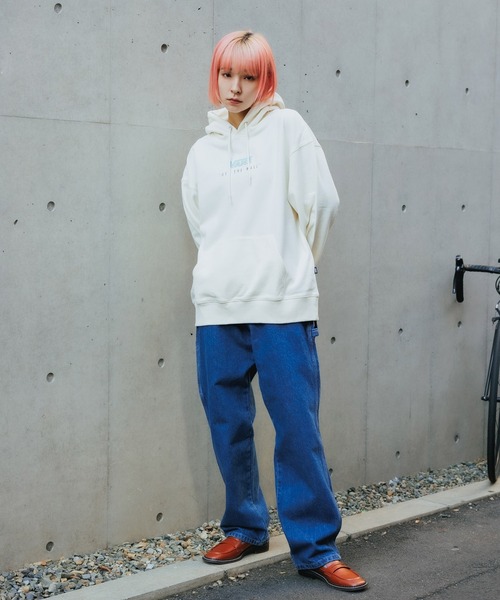 VANS（バンズ）の「VANS/バンズ  LEOPARD SQUARE HOODIE　プルオーバーパーカー（パーカー・メンズ・アイボリー/ブラック/ラベンダー・M/L/XL）」の14枚目の写真