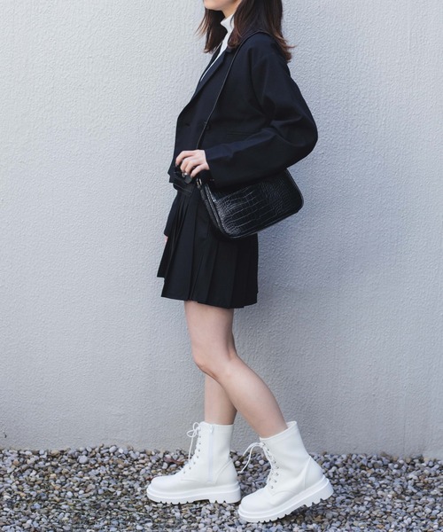 WEGO（ウィゴー）の「WEGO/ポーチ付2WAYショルダー（ショルダーバッグ・レディース・ブラック/オフホワイト/ピンク/グリーン/ブラック系その他/ホワイト系その他・FREE）」の19枚目の写真