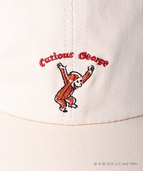 GEORGE'S（ジョージズ）の「【掲載終了】おさるのジョージ ツイルキャップ 子ども（キャップ・キッズ・サックスブルー/ピンク/アイボリー・FREE）」の4枚目の写真