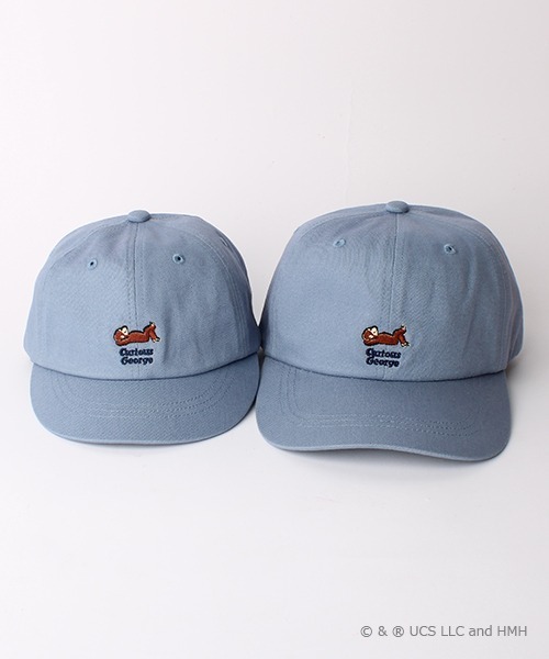 GEORGE'S（ジョージズ）の「【掲載終了】おさるのジョージ ツイルキャップ 子ども（キャップ・キッズ・サックスブルー/ピンク/アイボリー・FREE）」の12枚目の写真