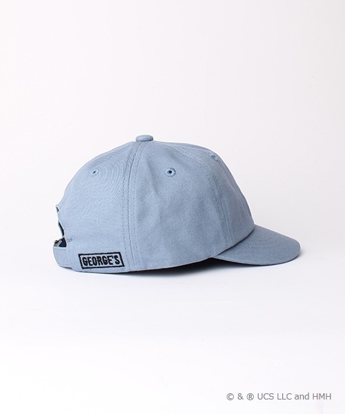 GEORGE'S（ジョージズ）の「【掲載終了】おさるのジョージ ツイルキャップ 子ども（キャップ・キッズ・サックスブルー/ピンク/アイボリー・FREE）」の7枚目の写真