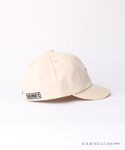 GEORGE'S（ジョージズ）の「【掲載終了】おさるのジョージ ツイルキャップ 子ども（キャップ・キッズ・サックスブルー/ピンク/アイボリー・FREE）」の5枚目の写真