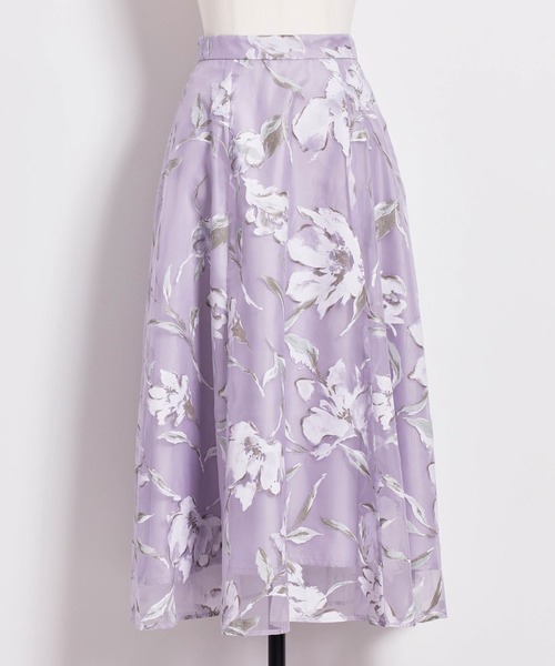 NOELA（ノエラ）の「フラワープリントシアースカート（スカート・レディース・オレンジ/ピンク/サックスブルー・M/S）」の18枚目の写真