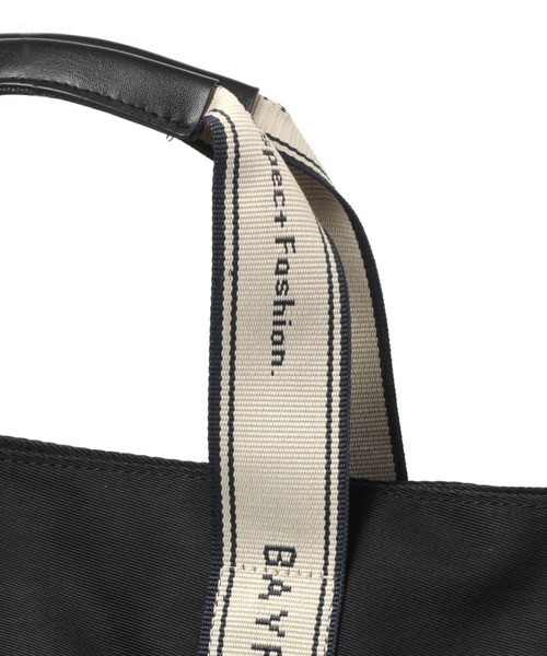 BAYFLOW（ベイフロー）の「ロゴテープ2WAYトートバッグ（トートバッグ・レディース・ブラック/ベージュ・FREE）」の17枚目の写真
