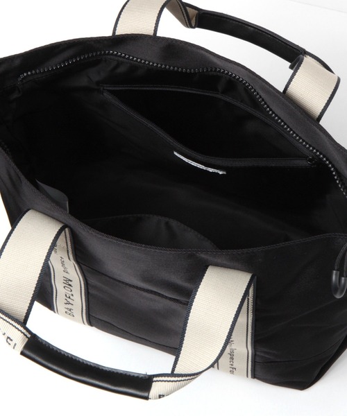BAYFLOW（ベイフロー）の「ロゴテープ2WAYトートバッグ（トートバッグ・レディース・ブラック/ベージュ・FREE）」の18枚目の写真