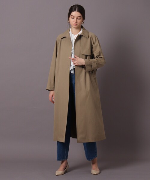 使用少ドレステリア　ライトトレンチコート34 上品/美シルエット】ライトトレンチコート（トレンチコート