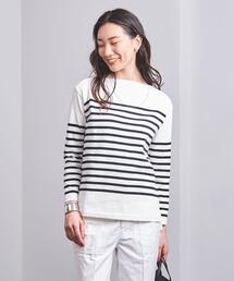 <MADISON BLUE(マディソンブルー)>BORDER BOAT NECK プルオーバー ■■■