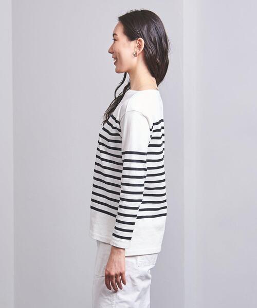 MADISON BLUE(マディソンブルー)の「<MADISON BLUE(マディソンブルー)>BORDER BOAT NECK プルオーバー ■■■(Tシャツ/カットソー・レディース・ネイビー・00/01)」の3枚目の写真