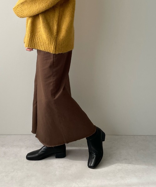 LE MORE（リモア）の「スリットタイトロングスカート（スカート・レディース・ブラック/ブラウン/ベージュ・S/M）」の6枚目の写真