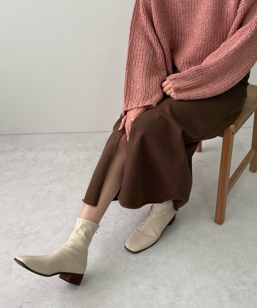 LE MORE（リモア）の「スリットタイトロングスカート（スカート・レディース・ブラック/ブラウン/ベージュ・S/M）」の10枚目の写真