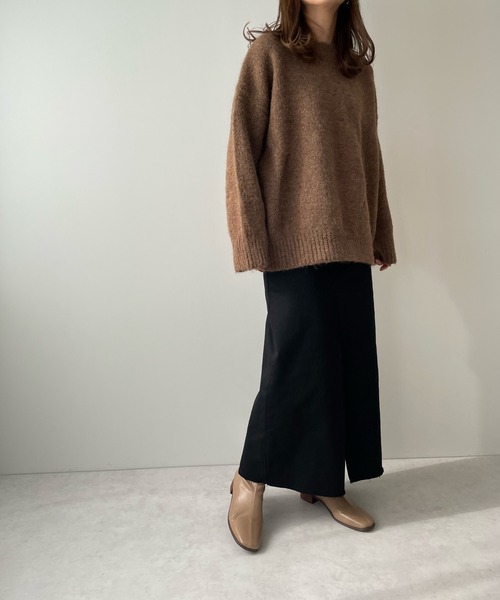 LE MORE（リモア）の「スリットタイトロングスカート（スカート・レディース・ブラック/ブラウン/ベージュ・S/M）」の12枚目の写真