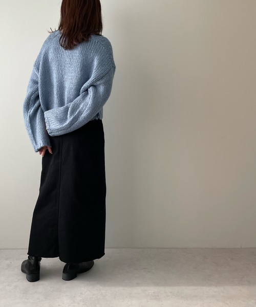 LE MORE（リモア）の「スリットタイトロングスカート（スカート・レディース・ブラック/ブラウン/ベージュ・S/M）」の19枚目の写真