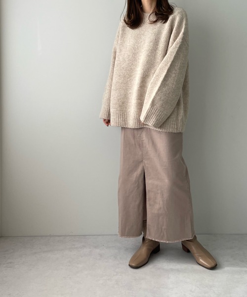 LE MORE（リモア）の「スリットタイトロングスカート（スカート・レディース・ブラック/ブラウン/ベージュ・S/M）」の21枚目の写真