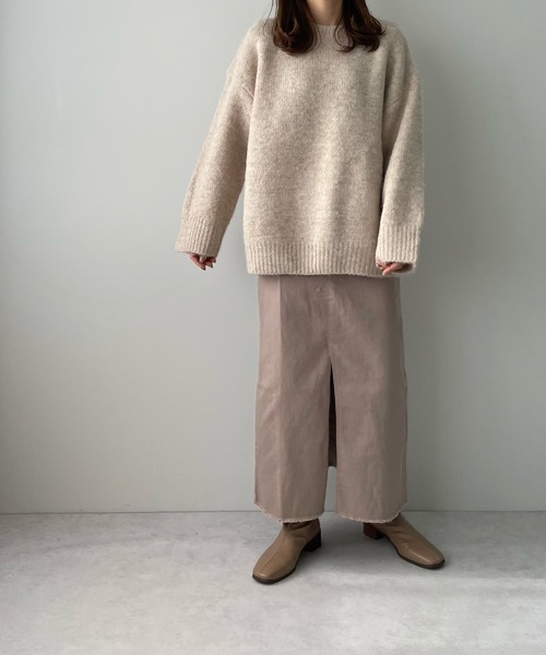 LE MORE（リモア）の「スリットタイトロングスカート（スカート・レディース・ブラック/ブラウン/ベージュ・S/M）」の22枚目の写真