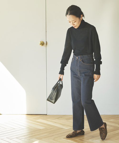 plage（プラージュ）の「【R’IAM】ダメージタートル◆（ニット/セーター・レディース・ホワイト/ブラック/グレー・FREE）」の8枚目の写真