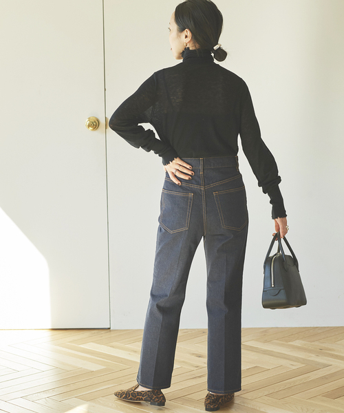 plage（プラージュ）の「【R’IAM】ダメージタートル◆（ニット/セーター・レディース・ホワイト/ブラック/グレー・FREE）」の11枚目の写真