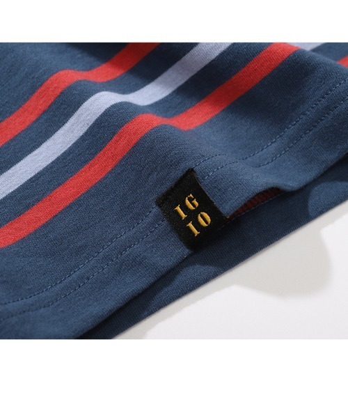 Ressaca(レサーカ)の「オーバーサイズ マルチボーダー リンガー 長袖T(Tシャツ/カットソー・メンズ・ベージュ系/レッド系その他2/ピンク系/ブルー系/グリーン系その他/ブラック系その他3/ホワイト系その他2/ホワイト系その他/レッド系その他/ネイビー系/グリーン系/イエロー系その他/ホワイト系その他3/ブラック系その他2/グリーン系その他2・M/L/XL)」の16枚目の写真