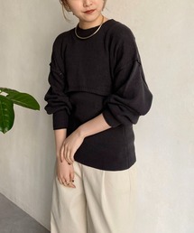 CAPRICIEUX LE'MAGE | 〈セットアイテム〉キャミSETショートニット(ニット/セーター)