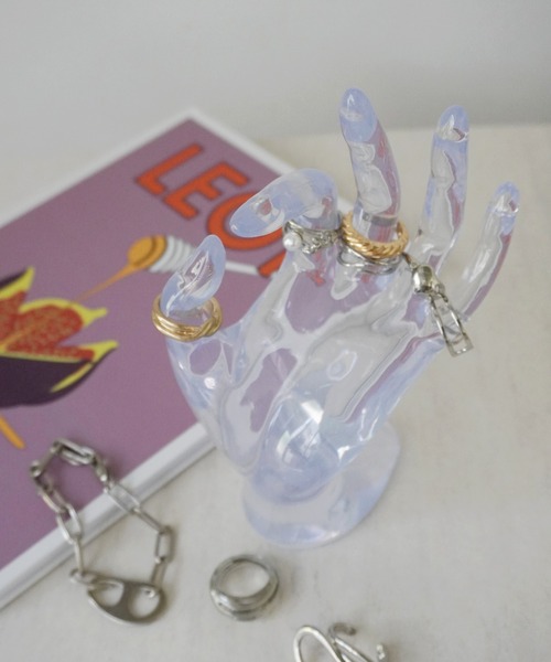 Port(ポート)の「クリア ハンド アクセサリー スタンド(インテリア雑貨・レディース・クリア/スモーク/ブラック/ホワイト・FREE)」の7枚目の写真