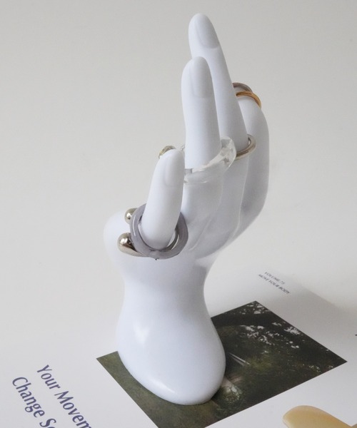 Port(ポート)の「クリア ハンド アクセサリー スタンド(インテリア雑貨・レディース・クリア/スモーク/ブラック/ホワイト・FREE)」の9枚目の写真