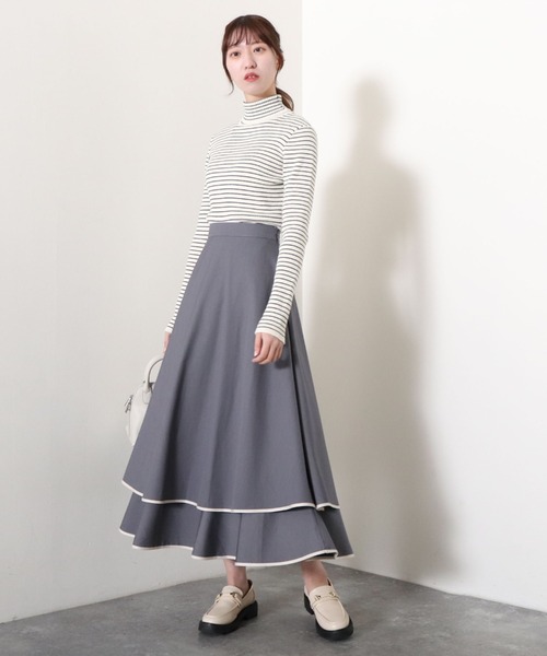 archives(アルシーヴ)の「【入荷禁止】リブボーダータートルネックPO(ニット/セーター・レディース・イエロー/オフホワイト/ブルー/ピンク・MEDIUM)」の7枚目の写真