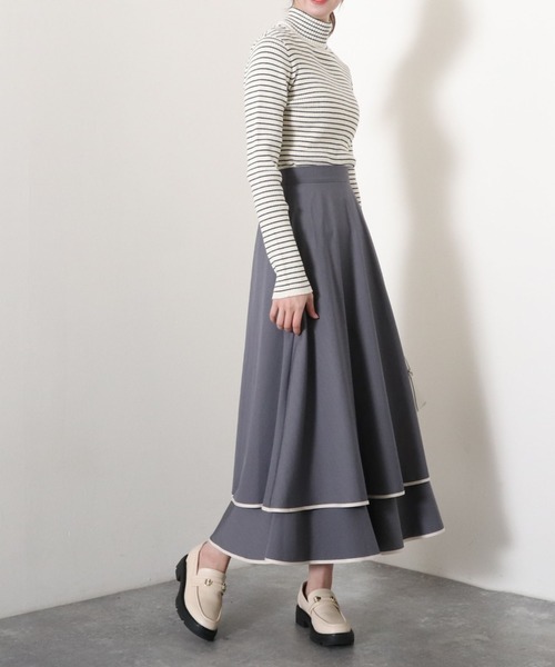 archives(アルシーヴ)の「【入荷禁止】リブボーダータートルネックPO(ニット/セーター・レディース・イエロー/オフホワイト/ブルー/ピンク・MEDIUM)」の8枚目の写真