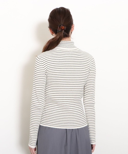 archives(アルシーヴ)の「【入荷禁止】リブボーダータートルネックPO(ニット/セーター・レディース・イエロー/オフホワイト/ブルー/ピンク・MEDIUM)」の22枚目の写真