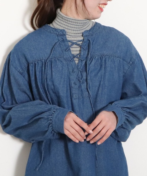 archives(アルシーヴ)の「【入荷禁止】リブボーダータートルネックPO(ニット/セーター・レディース・イエロー/オフホワイト/ブルー/ピンク・MEDIUM)」の17枚目の写真