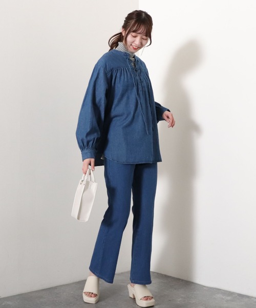 archives(アルシーヴ)の「【入荷禁止】リブボーダータートルネックPO(ニット/セーター・レディース・イエロー/オフホワイト/ブルー/ピンク・MEDIUM)」の20枚目の写真