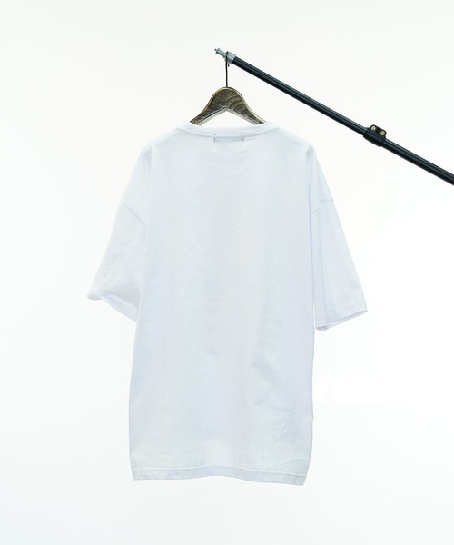OVER THE STRIPES（オーバーザストライプス）の「OVER THE STRiPES x PROPA9ANDA KING PUNK BIG TEE キングパンクビックTシャツ（Tシャツ/カットソー・メンズ・ホワイト/ブラック・FREE）」の8枚目の写真
