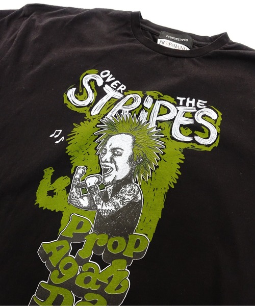 OVER THE STRIPES（オーバーザストライプス）の「OVER THE STRiPES x PROPA9ANDA KING PUNK BIG TEE キングパンクビックTシャツ（Tシャツ/カットソー・メンズ・ホワイト/ブラック・FREE）」の10枚目の写真