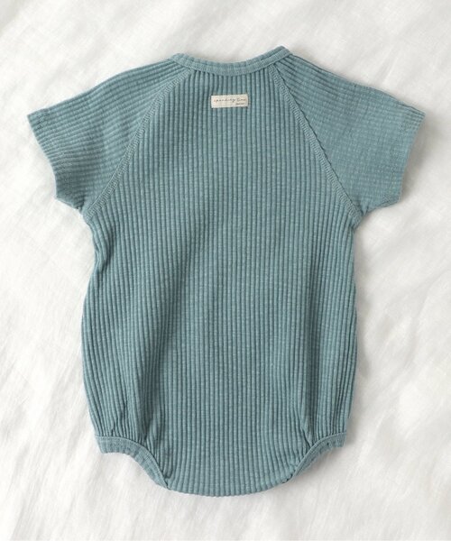 apres les cours（アプレレクール）の「WEB限定 リブボディースーツ（ロンパース・キッズ・ターコイズブルー/アイボリー/イエロー/オレンジ/ブラウン・80/70）」の11枚目の写真