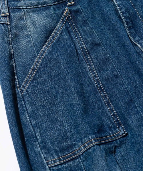 glamb(グラム)の「Balloon Denim / バルーンデニム(デニムパンツ・メンズ・ライトインディゴブルー/インディゴブルー・S/M/L)」の17枚目の写真