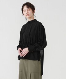 LOVELESS | バックプリーツ スタンドカラーブラウス(シャツ/ブラウス)