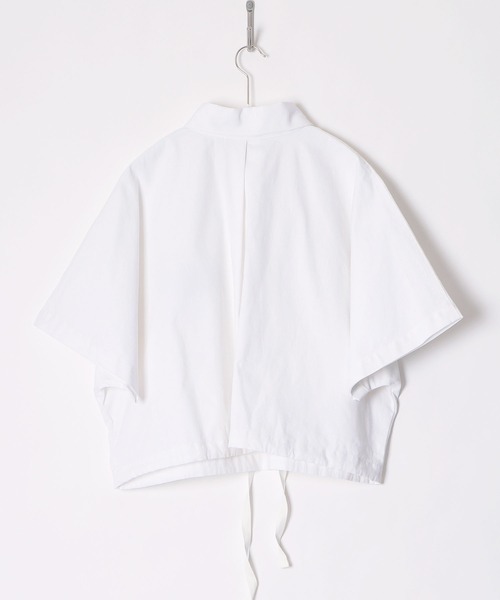 HOLIDAY（ホリデイ）の「PULLOVER COTTON SHIRT (HLD) プルオーバーコットンシャツ（シャツ/ブラウス・レディース・ホワイト・ONE SIZE）」の7枚目の写真