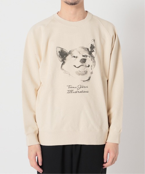417 EDIFICE SELECT（フォーワンセブンエディフィスセレクト）の「【Teemu Jarvi / テームヤルヴィ】別注DOGスウェット HAPPY（スウェット・メンズ・アイボリー・MEDIUM/LARGE）」の10枚目の写真