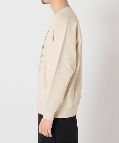 417 EDIFICE SELECT（フォーワンセブンエディフィスセレクト）の「【Teemu Jarvi / テームヤルヴィ】別注DOGスウェット HAPPY（スウェット・メンズ・アイボリー・MEDIUM/LARGE）」の12枚目の写真