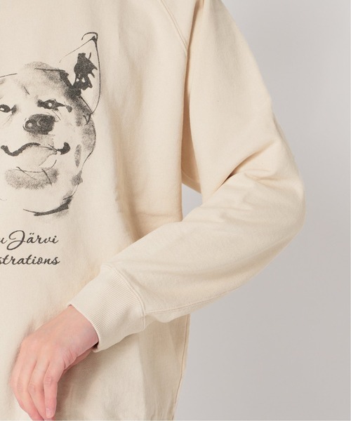 417 EDIFICE SELECT（フォーワンセブンエディフィスセレクト）の「【Teemu Jarvi / テームヤルヴィ】別注DOGスウェット HAPPY（スウェット・メンズ・アイボリー・MEDIUM/LARGE）」の17枚目の写真