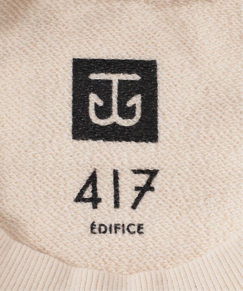 417 EDIFICE SELECT（フォーワンセブンエディフィスセレクト）の「【Teemu Jarvi / テームヤルヴィ】別注DOGスウェット HAPPY（スウェット・メンズ・アイボリー・MEDIUM/LARGE）」の3枚目の写真
