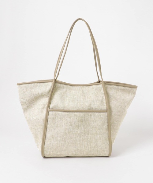 RODE SKO（ロデスコ）の「2WAY異素材ビッグトートバッグ（トートバッグ・レディース・ブラック/ベージュ・ONE）」の10枚目の写真