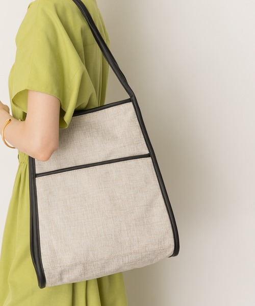 RODE SKO（ロデスコ）の「2WAY異素材ビッグトートバッグ（トートバッグ・レディース・ブラック/ベージュ・ONE）」の20枚目の写真