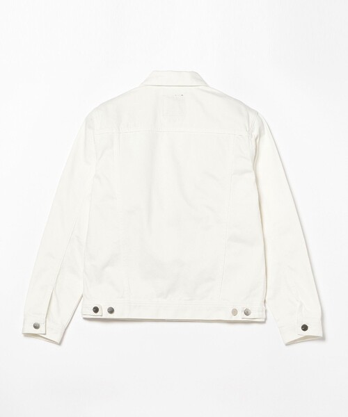 FOLLOW(フォロー)の「FOLLOW × Brilla per il gusto / 別注 デニム ジャケット(ブルゾン・メンズ・ホワイト/インディゴブルー・SMALL/MEDIUM/LARGE/X-LARGE)」の6枚目の写真