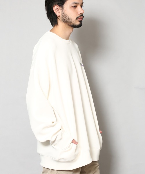 Pledge（プレッジ）の「pledge/ダンボールポンチPT入りクルーネックトレーナー（スウェット・メンズ・ホワイト系その他2/ブラウン系その他/ブラック系その他2/ブラウン系その他2/ホワイト系その他/ブルー系その他/ブラック系その他3/ブラック系その他/パープル系その他2/ブルー系その他2/パープル系その他/ホワイト系その他3・LARGE/MEDIUM）」の18枚目の写真