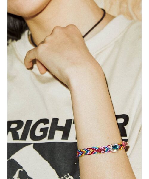 jouetie（ジュエティ）の「ミサンガビジューブレスレット（ブレスレット・レディース・その他/その他1/その他2・FREE）」の5枚目の写真