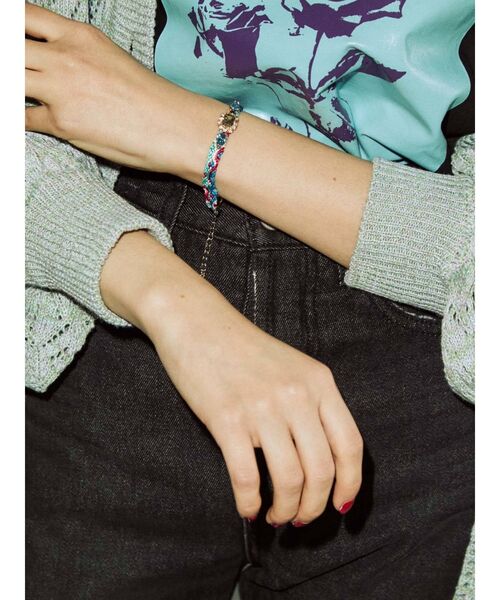 jouetie（ジュエティ）の「ミサンガビジューブレスレット（ブレスレット・レディース・その他/その他1/その他2・FREE）」の6枚目の写真
