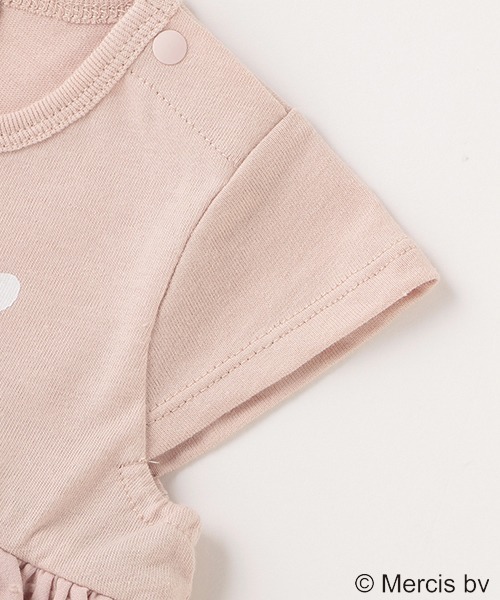 petit main（プティマイン）の「【miffy】段フリルスカートロンパース（ロンパース・キッズ・オフホワイト/ライトピンク・80ｃｍ/70cm）」の8枚目の写真