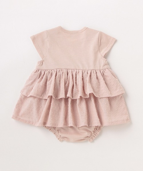 petit main（プティマイン）の「【miffy】段フリルスカートロンパース（ロンパース・キッズ・オフホワイト/ライトピンク・80ｃｍ/70cm）」の6枚目の写真