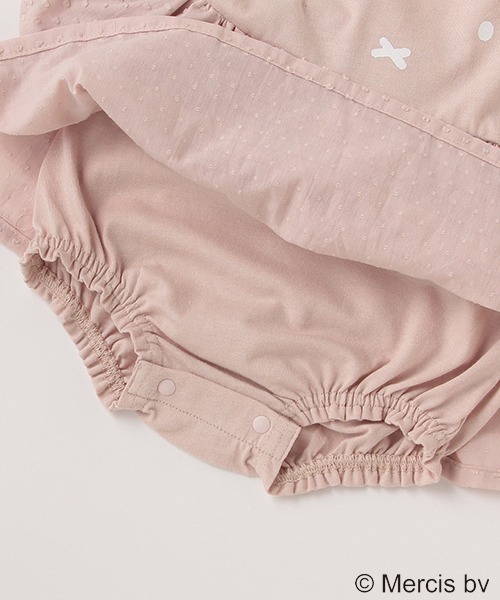 petit main（プティマイン）の「【miffy】段フリルスカートロンパース（ロンパース・キッズ・オフホワイト/ライトピンク・80ｃｍ/70cm）」の10枚目の写真