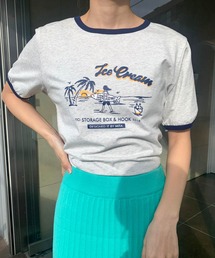 lala Born | イラストリンガーTシャツ(Tシャツ/カットソー)