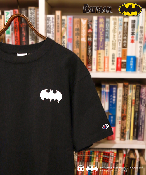 JOURNAL STANDARD relume（ジャーナルスタンダード　レリューム）の「【BATMAN by CHAMPION/バットマン】別注 アメコミTシャツ（Tシャツ/カットソー・メンズ・ホワイト/ブラック/ベージュ/ブラック系その他・SMALL/MEDIUM/LARGE/X-LARGE）」の12枚目の写真